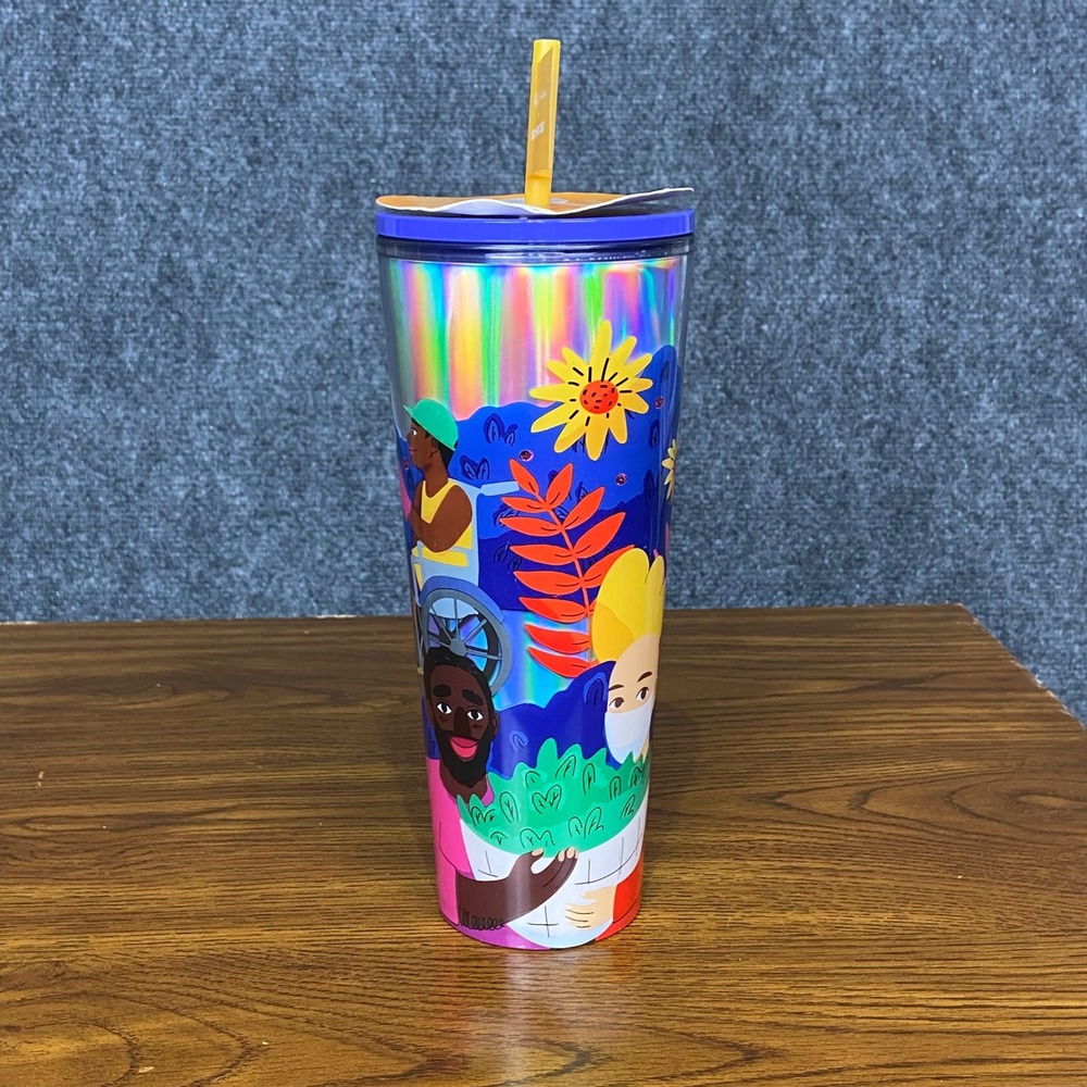 Starbucks + Ananya Rao-Middleton 2024 Artist Disability Design Tumbler 24oz NWT‎